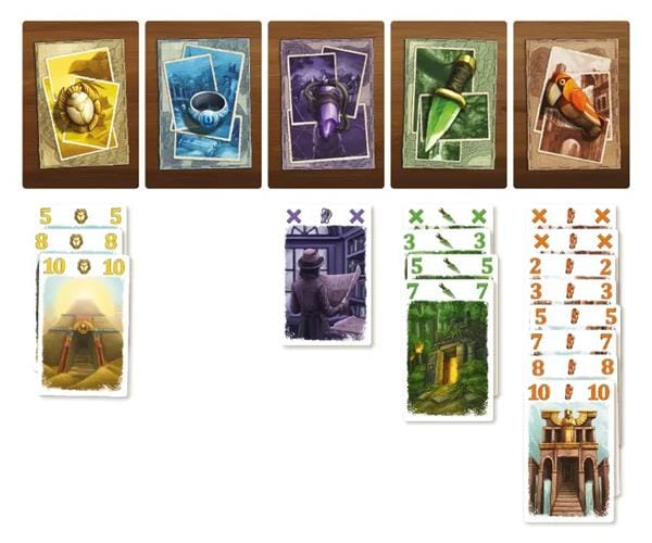 Lost Cities Duel / Mini Games (FR) JEUX - Deux joueurs