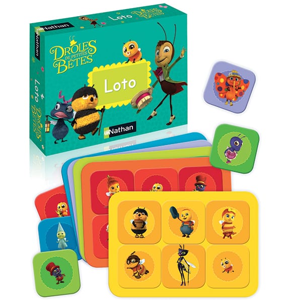 Loto Droles Petites Betes JEUX - Enfants - Enfants 2 ans +