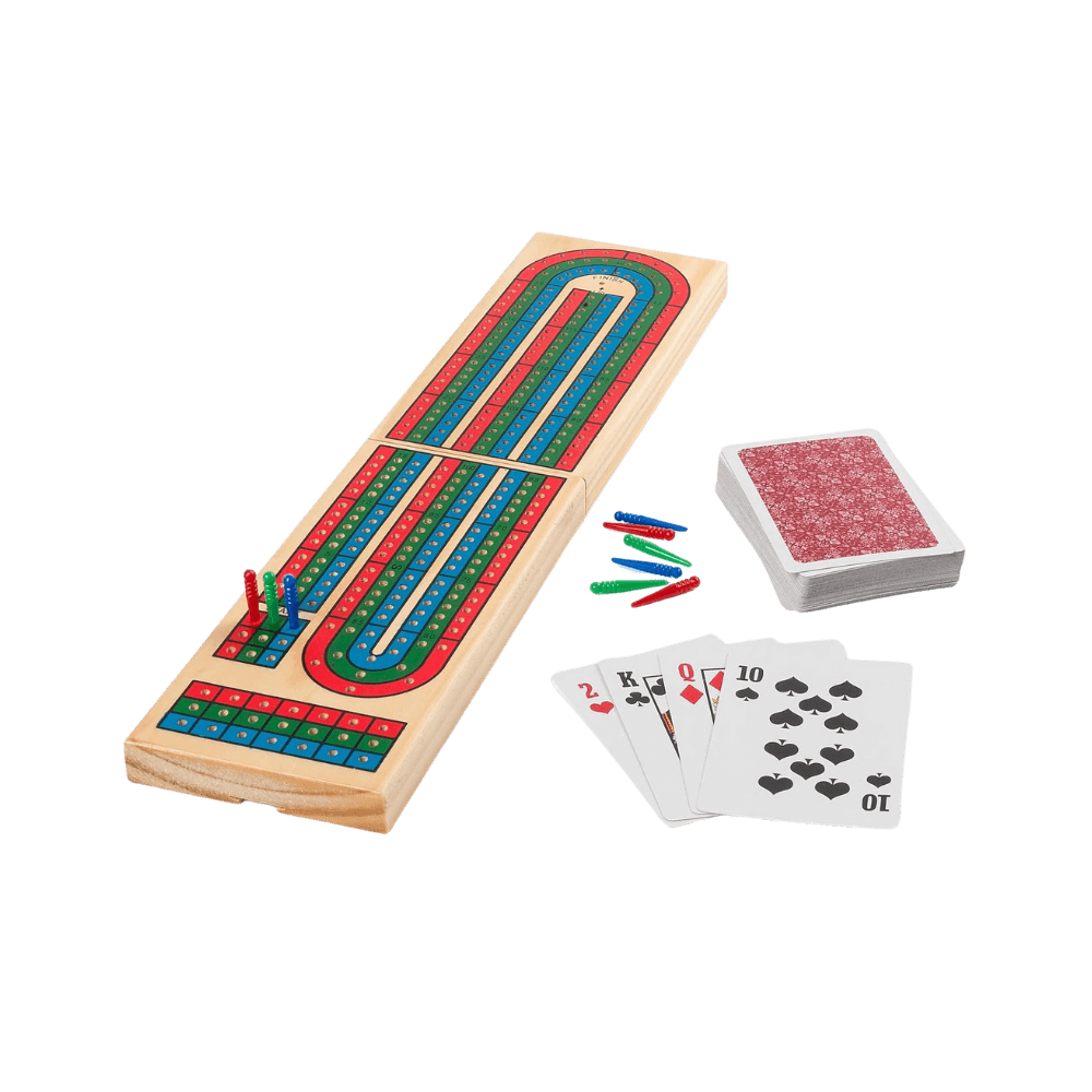 Crib avec jeu de carte- Planche pliante en bois massif (ML)