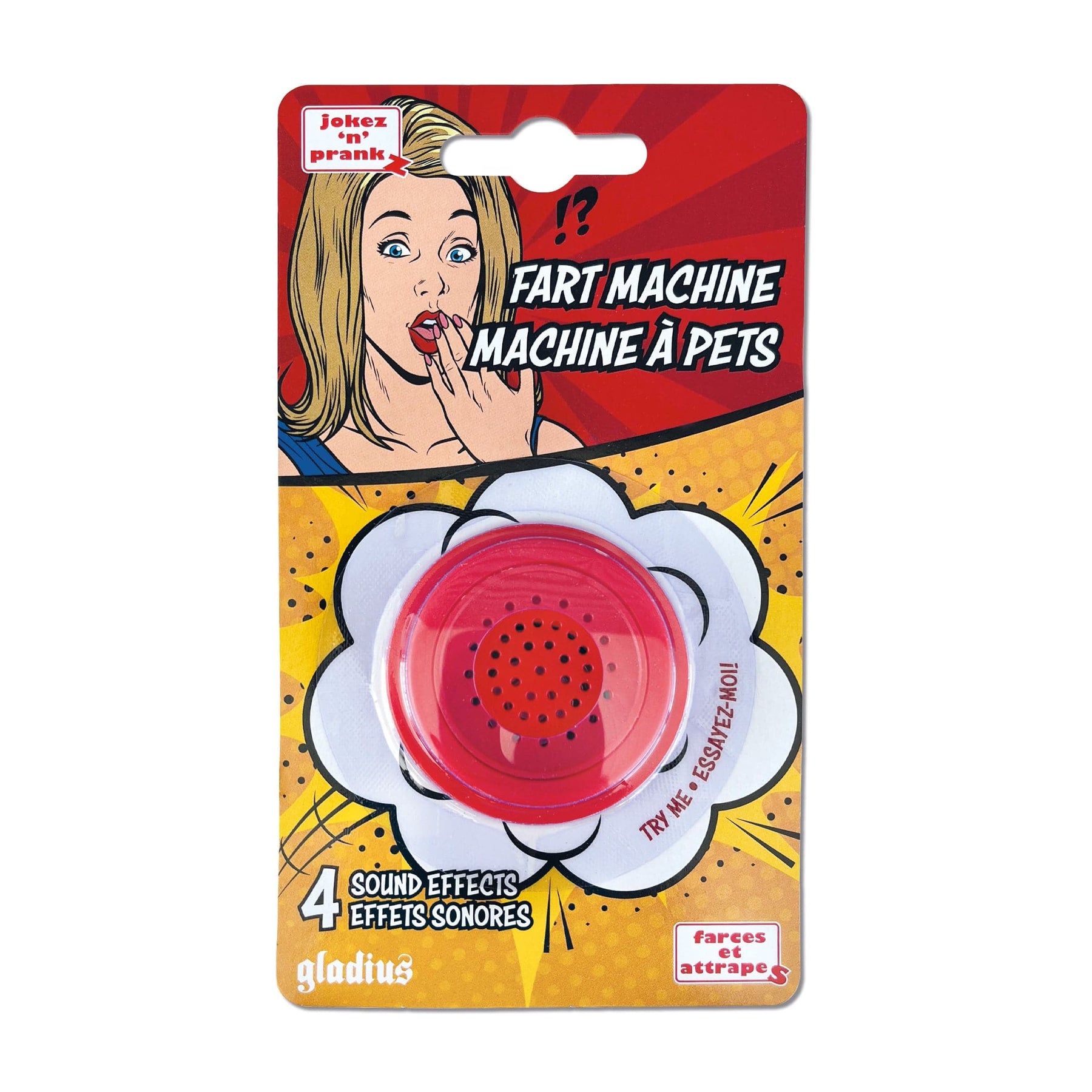 Máquina De Peido Controlada Sem Fio Remote Fart Noise Maker | Frete grátis