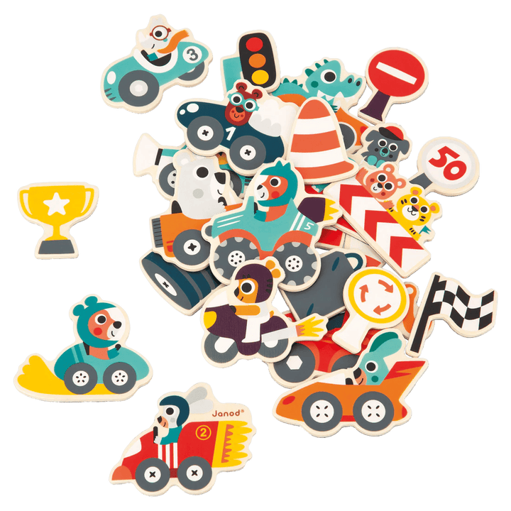Magnets Bolides - 24pcs PASSE-TEMPS - Jouets - Jouets Construction