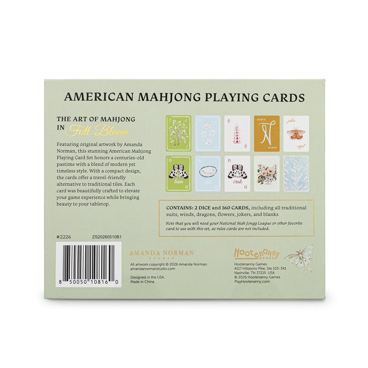 Mahjong Playing Cards (EN) JEUX - Classiques