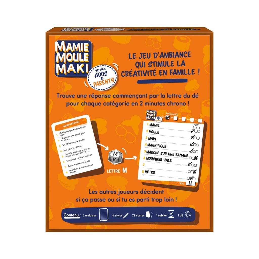 Mamie Moule Maki : Ados & Parents (FR) JEUX - Ambiance-Party