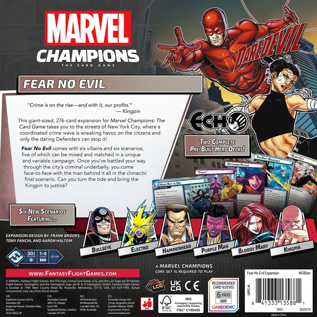 Marvel Champions JCE: Fear no evil - Extension (FR) JEUX - Coopératifs - Marvel Champions - Campaign Expansion