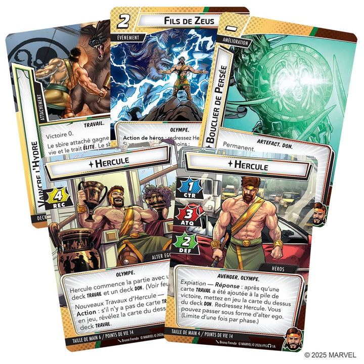 Marvel Champions JCE: Hercules - Paquet Heros (FR) JEUX - Jeux de cartes