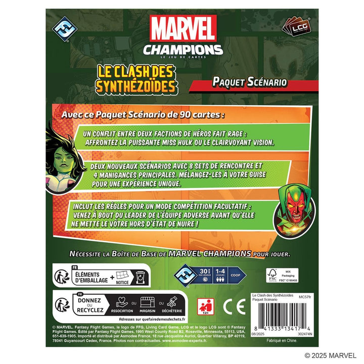 Marvel Champions JCE: Synthezoid Smackdown - Paquet Scenario (FR) JEUX - Jeux de cartes
