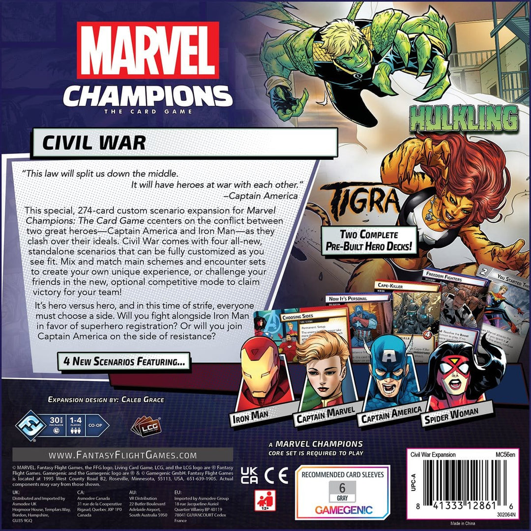 Marvel Champions LCG: Civil War - Expansion (EN) JEUX - Jeux de cartes