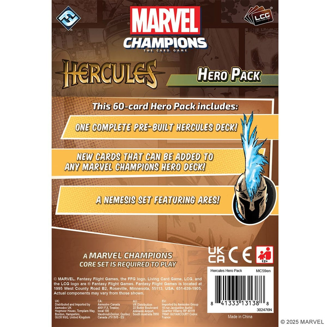 Marvel Champions LCG: Hercules - Hero Pack (EN) JEUX - Jeux de cartes
