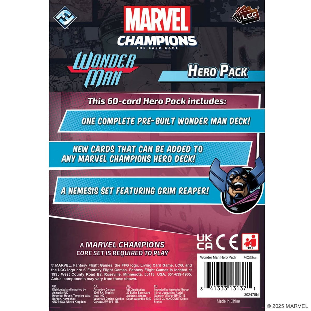 Marvel Champions LCG: Wonder Man - Hero Pack (EN) JEUX - Jeux de cartes