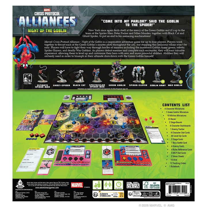 Marvel: Crisis Protocol - Alliances: Night of the Goblin - The Board Game (EN) JEUX - Coopératifs
