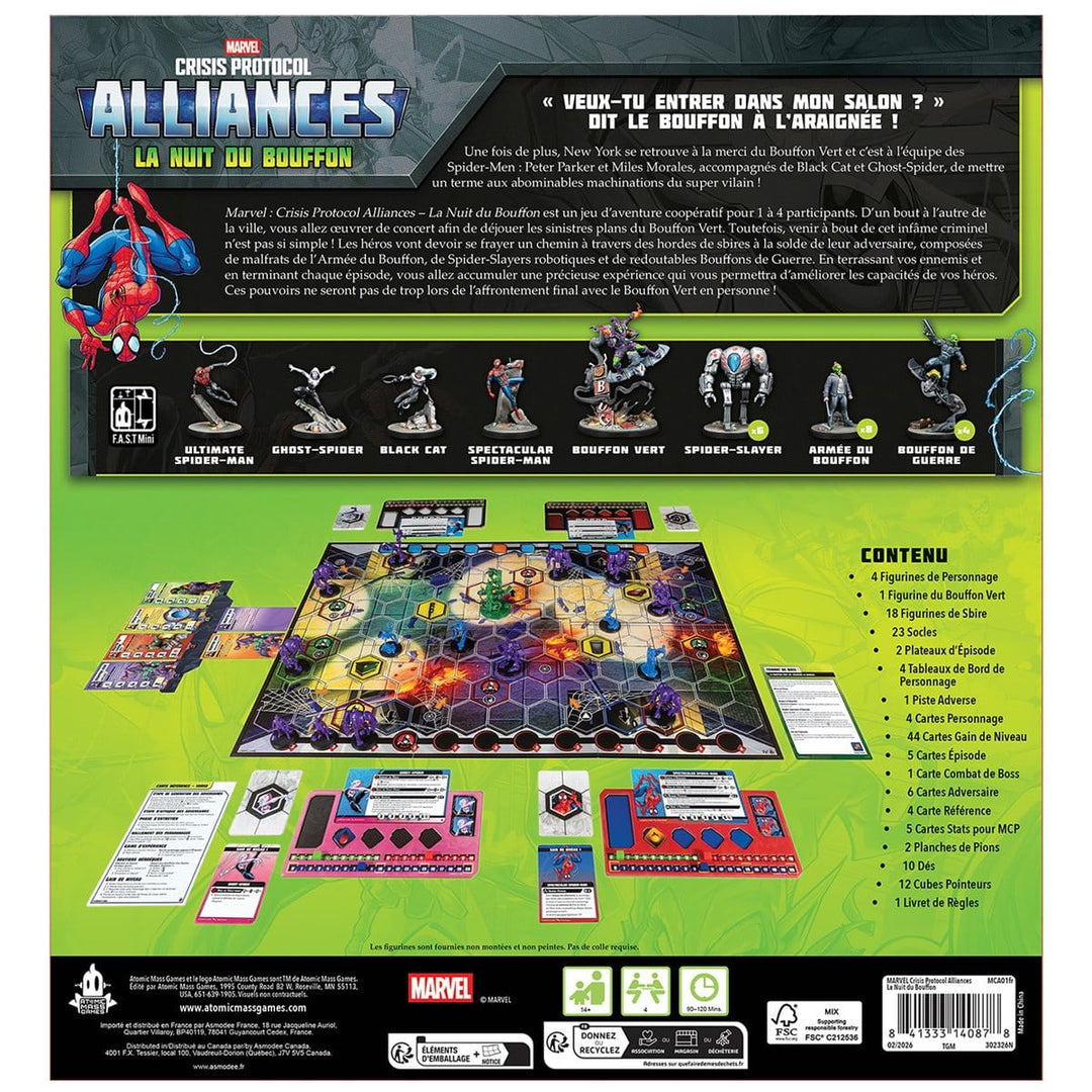 Marvel: Crisis Protocol - Alliances: Night of the Goblin - The Board Game (FR) JEUX - Coopératifs