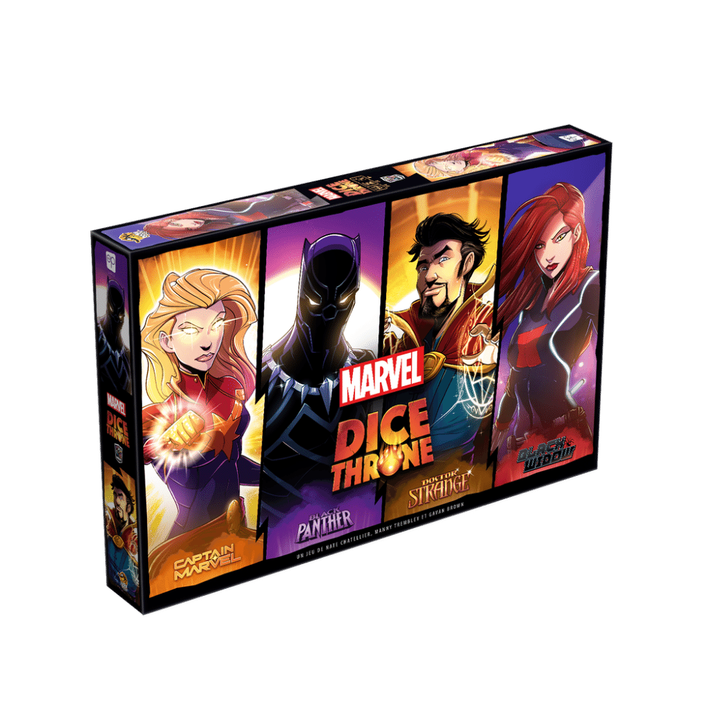 Marvel Dice Throne : Black Widow vs Doctor Strange vs Captain Marvel vs Black Panther (FR) JEUX - Famille