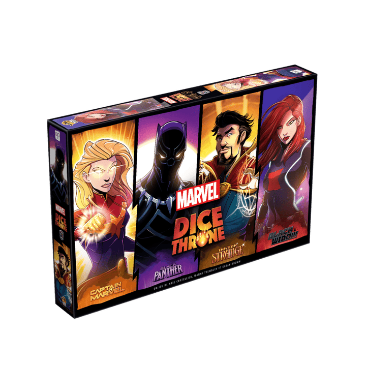 Marvel Dice Throne : Black Widow vs Doctor Strange vs Captain Marvel vs Black Panther (FR) JEUX - Famille