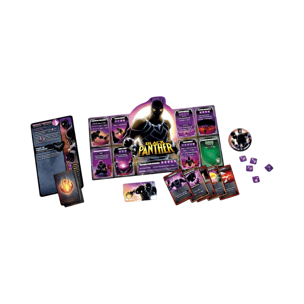 Marvel Dice Throne : Black Widow vs Doctor Strange vs Captain Marvel vs Black Panther (FR) JEUX - Famille