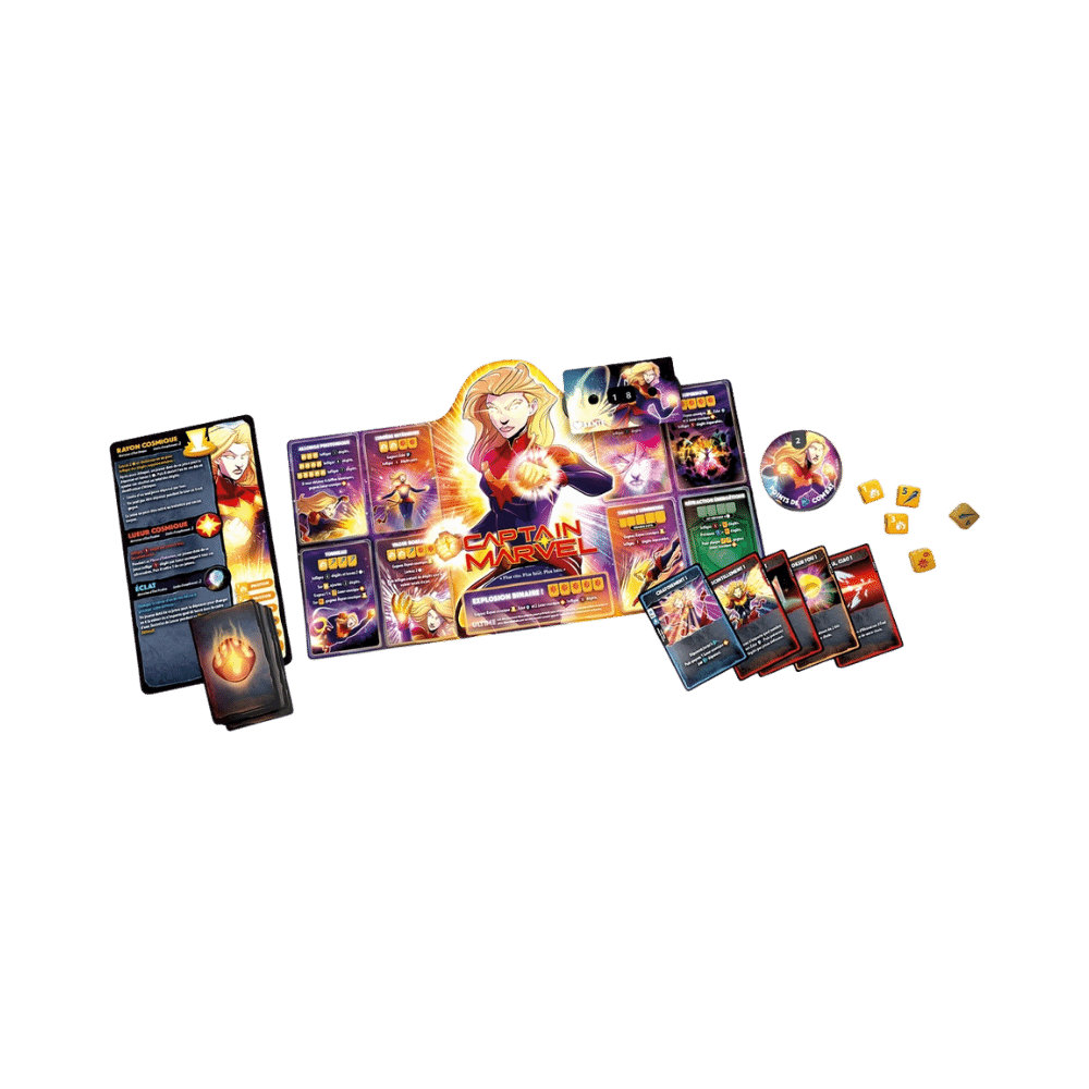 Marvel Dice Throne : Black Widow vs Doctor Strange vs Captain Marvel vs Black Panther (FR) JEUX - Famille