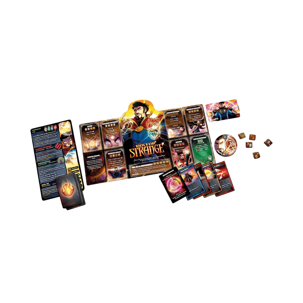 Marvel Dice Throne : Black Widow vs Doctor Strange vs Captain Marvel vs Black Panther (FR) JEUX - Famille