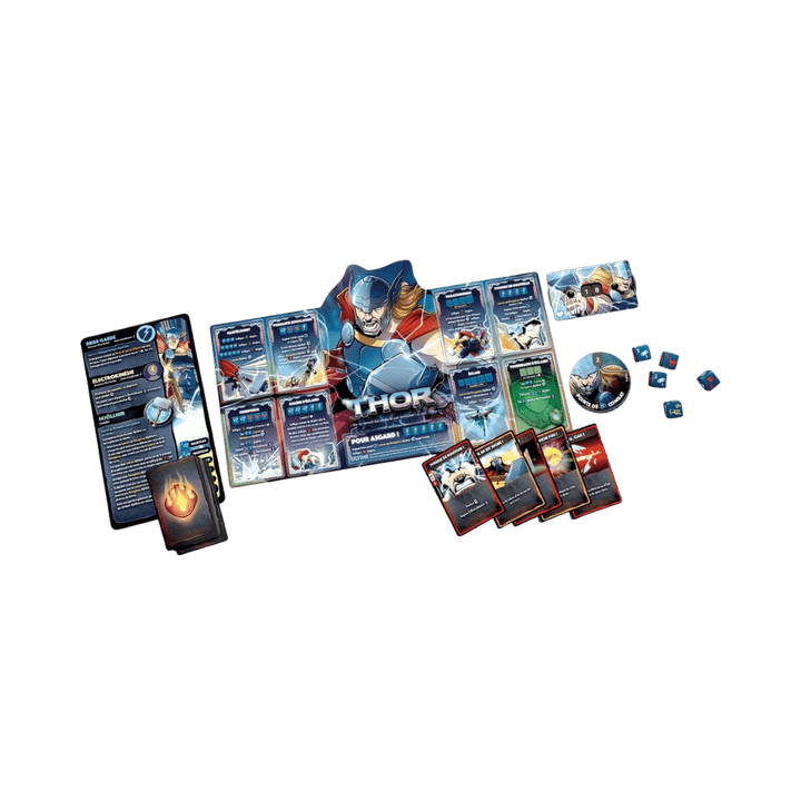 Marvel Dice Throne : Scarlet Witch vs Thor vs Loki vs Spider-Man (FR) JEUX - Famille