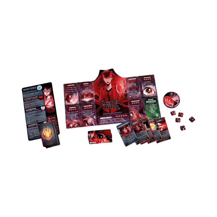Marvel Dice Throne : Scarlet Witch vs Thor vs Loki vs Spider-Man (FR) JEUX - Famille