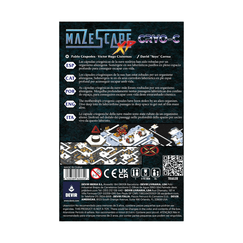 Mazescape XP: Cryo-C (ML) JEUX - Solo