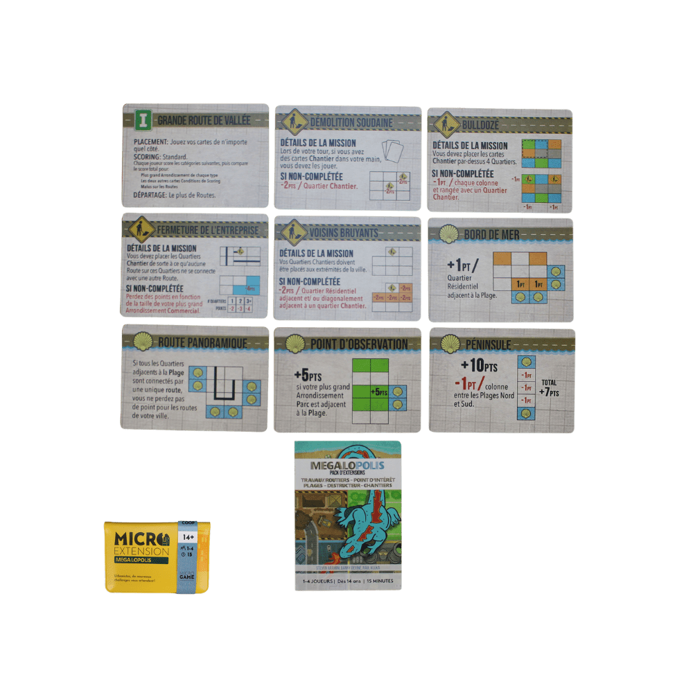 Megalopolis: pack d'extensions (FR) JEUX - Coopératifs