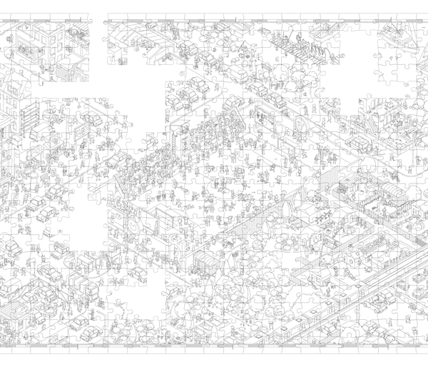 Micro Macro / Puzzle Football (FR) CASSE-TÊTE - 400 - 550 morceaux