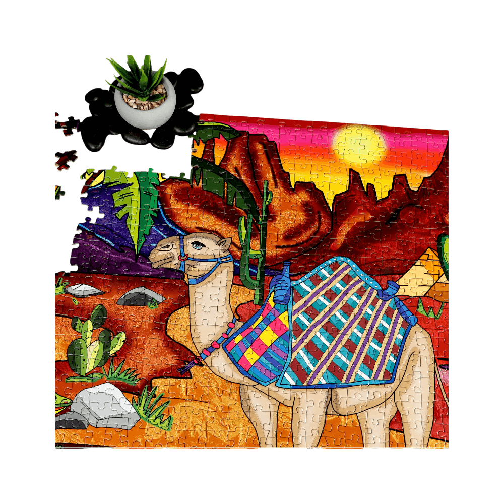 Le vaisseau du désert | Ship Of The Desert casse-tête JaCaRou puzzle