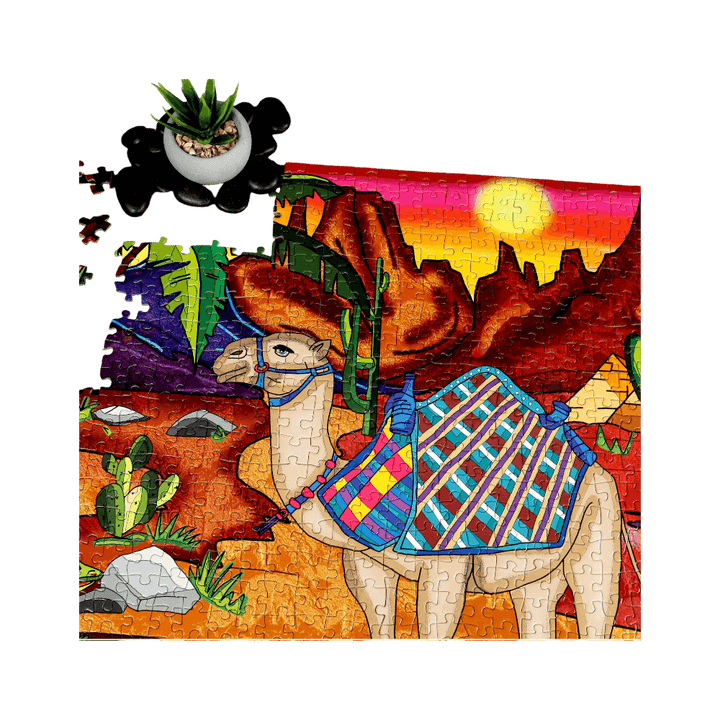 Le vaisseau du désert | Ship Of The Desert casse-tête JaCaRou puzzle