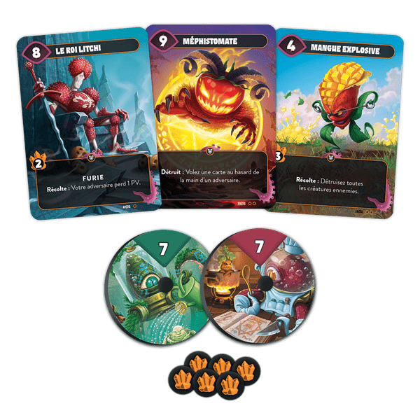 Mindbug: Bataille de fruits Royale (FR) JEUX - Deux joueurs
