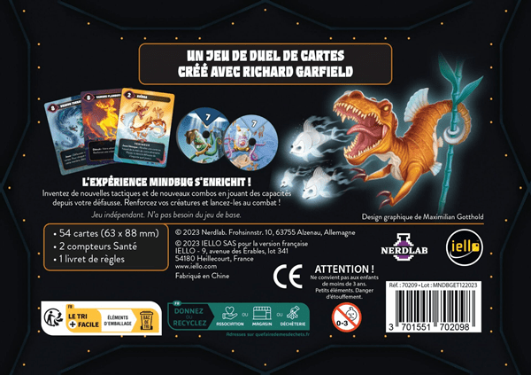 Mindbug : Éternité suprême (FR) JEUX - Deux joueurs