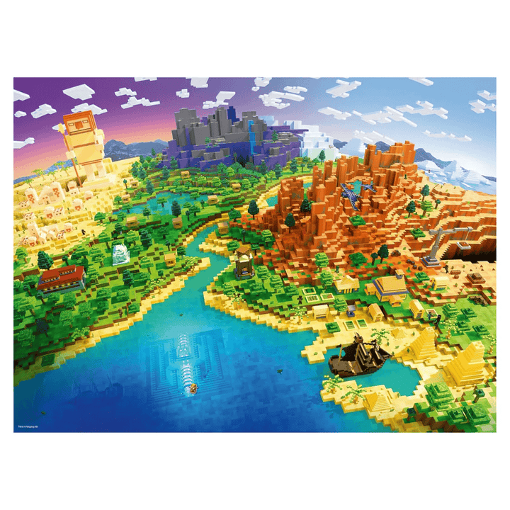 Minecraft (500pcs) CASSE-TÊTE - 400 - 550 morceaux
