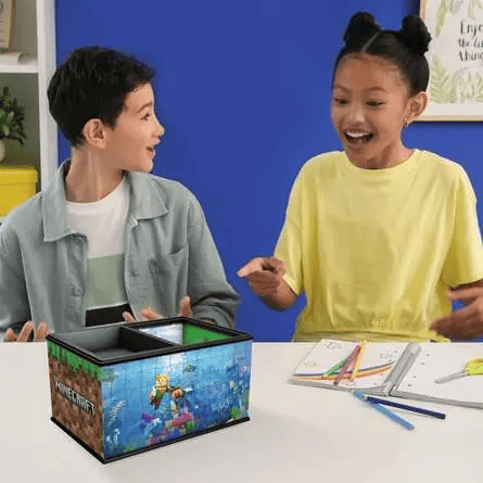 Minecraft Boîte de rangement 3D (216pcs) CASSE-TÊTE - 200 - 275 morceaux