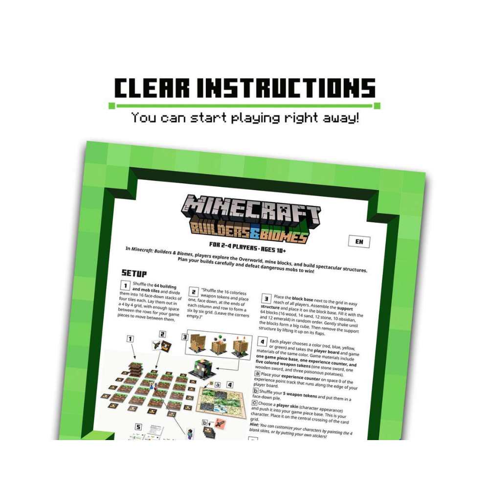 Minecraft: Builders & Biomes (ML) JEUX - Famille