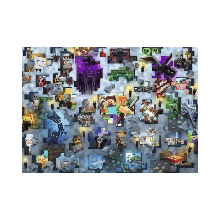 Minecraft - Challenge - Mobs (1000 pc) CASSE-TÊTE - 1000 morceaux