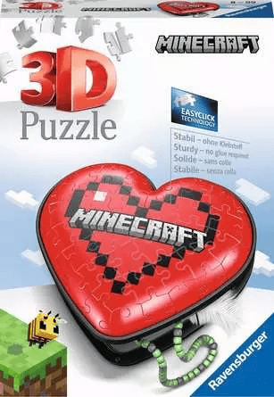 Minecraft Heart 3D (54 pcs) CASSE-TÊTE - Casse-tête 3D