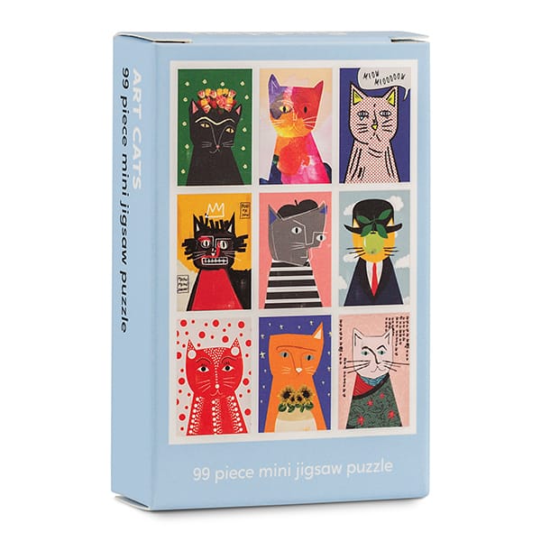 Mini casse-tête - Art Cats (99 pcs) CASSE-TÊTE - 50 - 99 morceaux