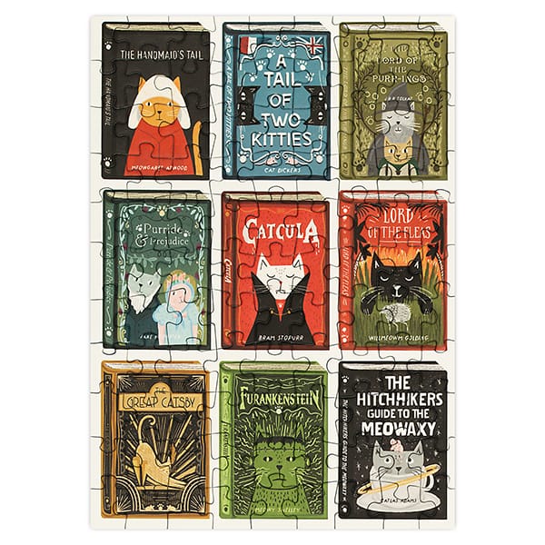 Mini casse-tête, Book Cats (99 pcs) CASSE-TÊTE - 50 - 99 morceaux