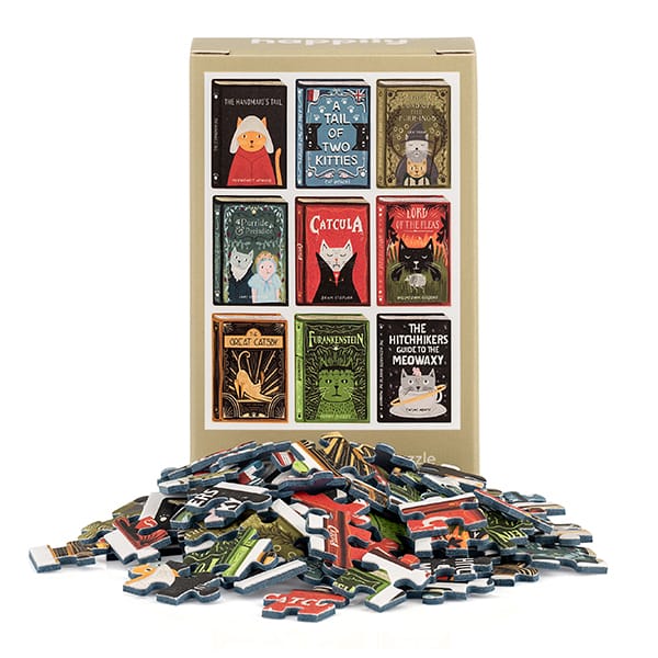 Mini casse-tête, Book Cats (99 pcs) CASSE-TÊTE - 50 - 99 morceaux