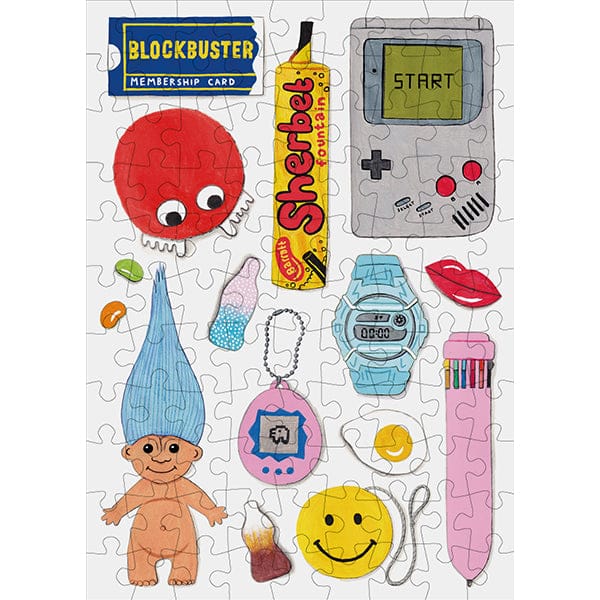 Mini casse-tete, In the 90s (99 pcs) CASSE-TÊTE - 100 - 150 morceaux