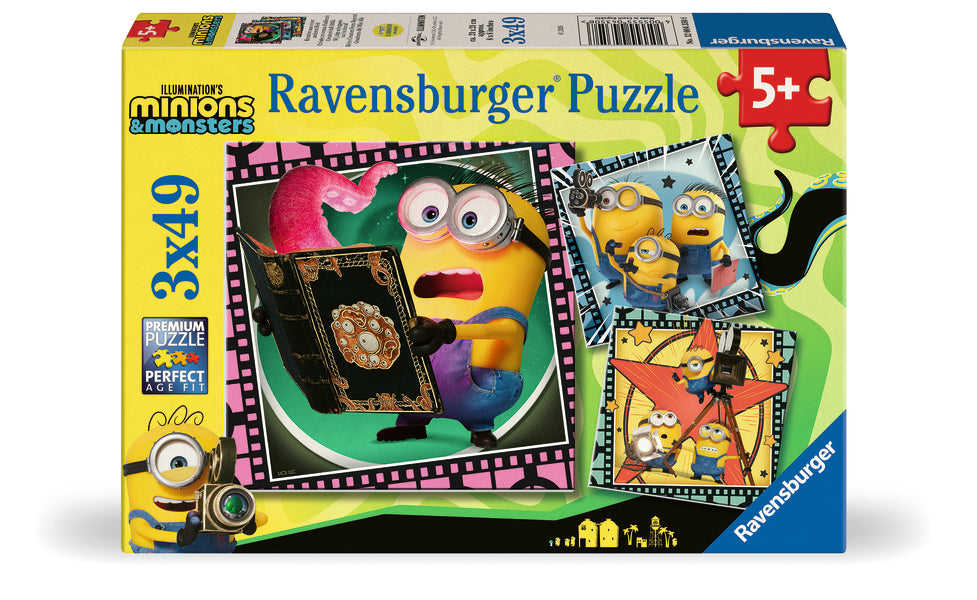 Minions 3 (3x49 pcs) CASSE-TÊTE - 25-49 morceaux