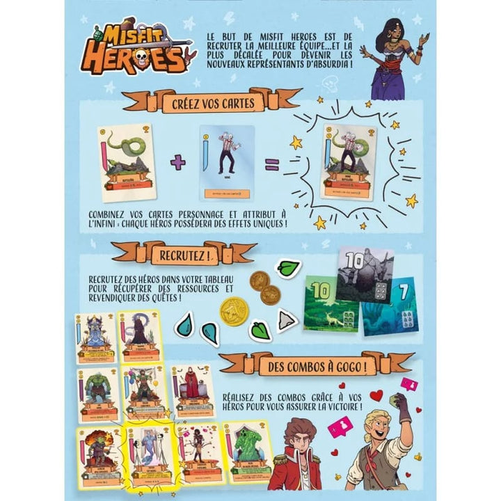 Misfit Heroes (FR) JEUX - Famille