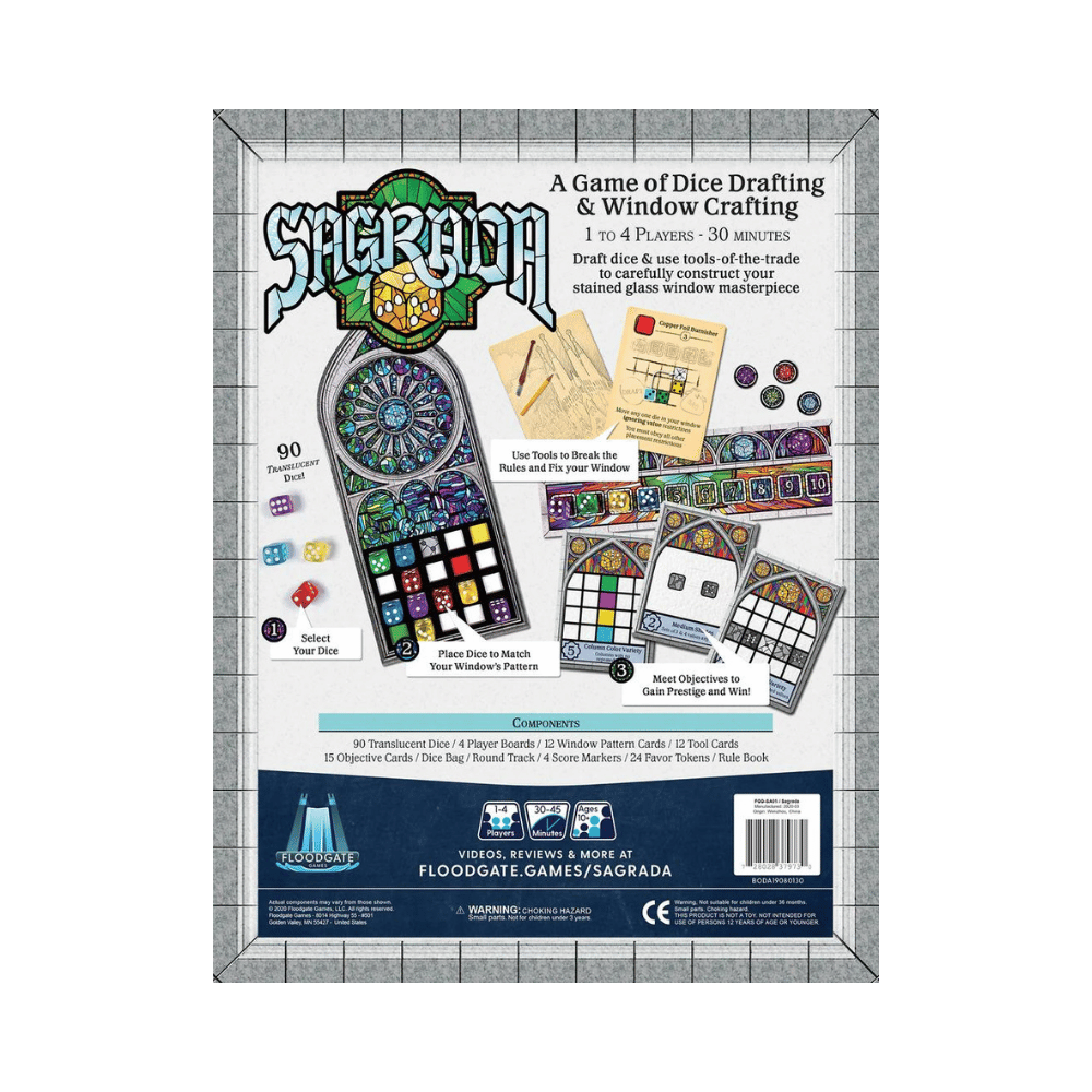 Sagrada, jeu de société stratégie - Achat en ligne à L'As des jeux