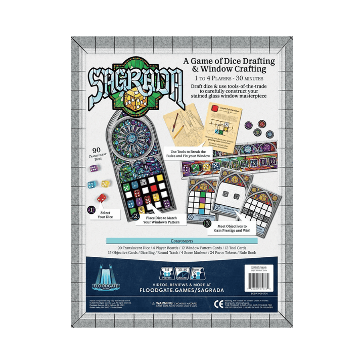 Sagrada, jeu de société stratégie - Achat en ligne à L'As des jeux
