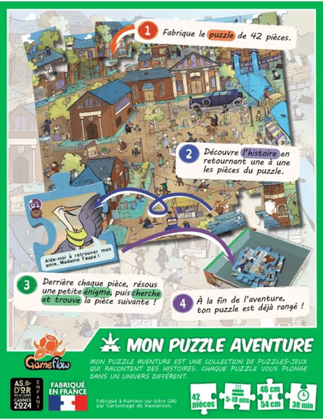 Mon puzzle aventure / Petits Détectives (FR) JEUX - Enfants - Enfants 5 ans +