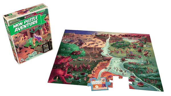 Mon puzzle aventure - Terre ocre (FR) CASSE-TÊTE - 25-49 morceaux