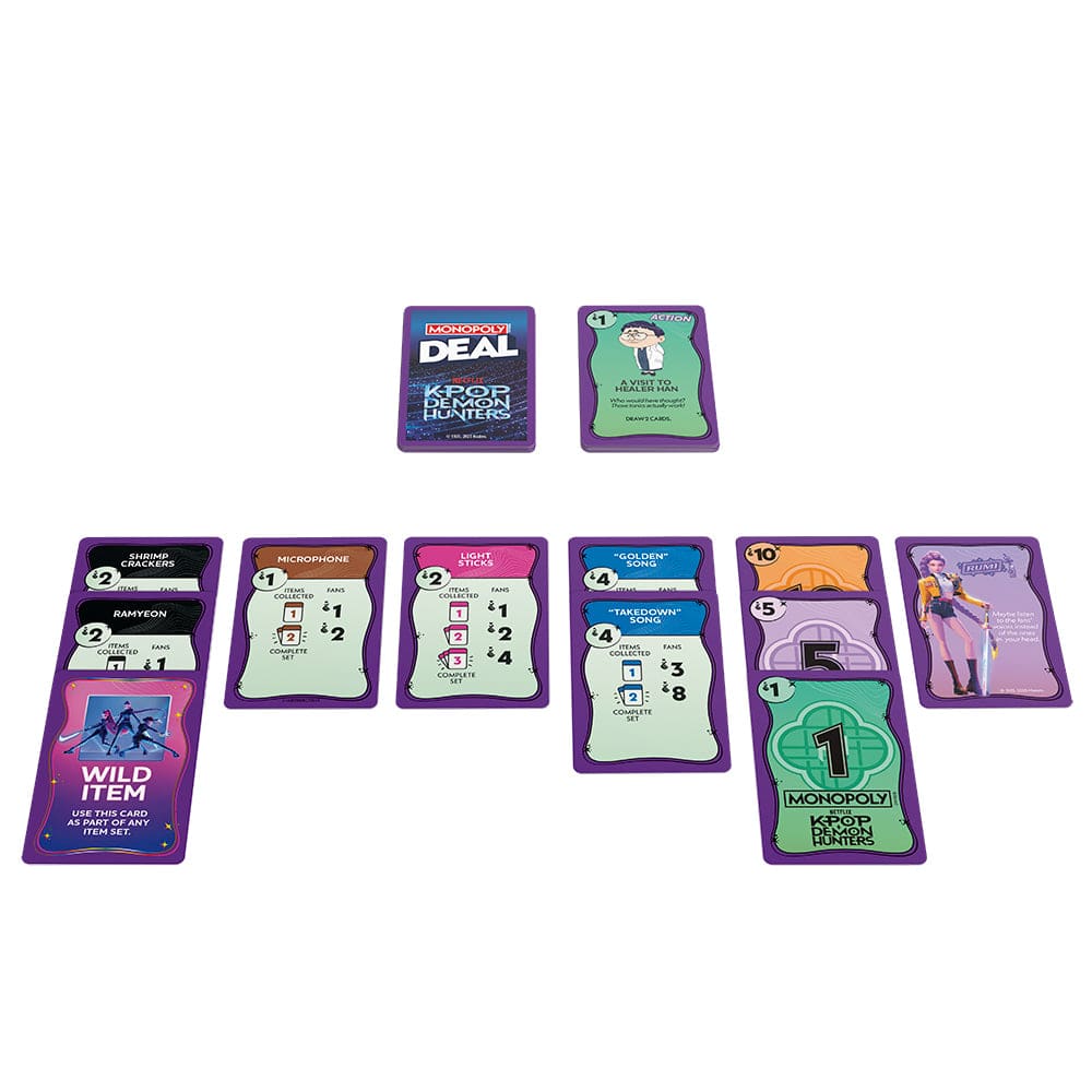 Monopoly Deal KPop Demon Hunters (ML) JEUX - Famille