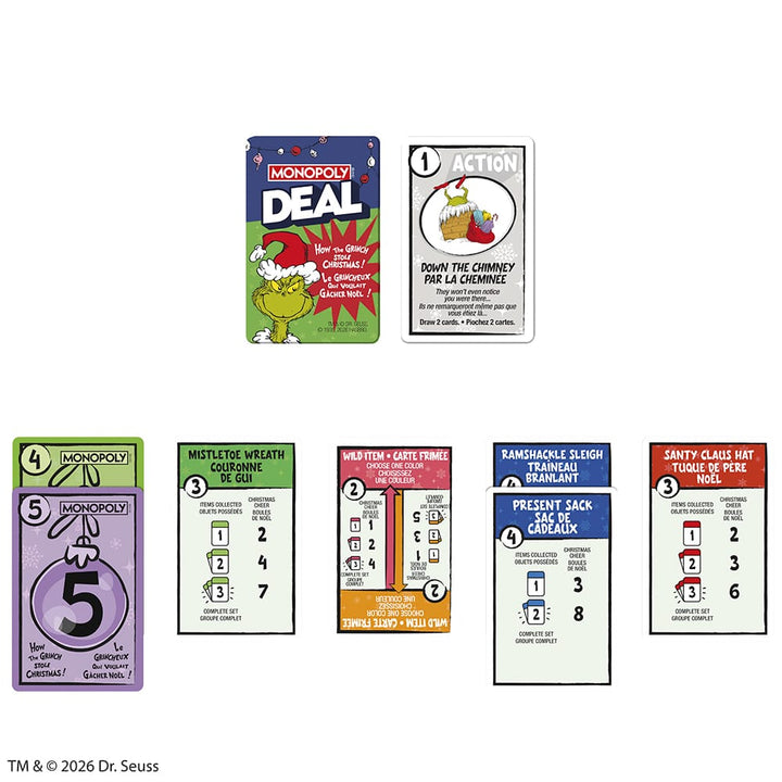 Monopoly Deal Le Grincheux (ML) JEUX - Classiques