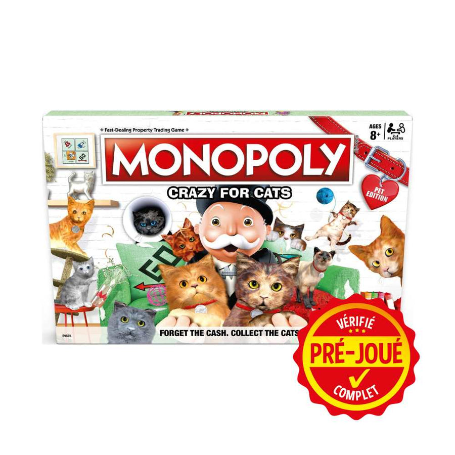 Monopoly - Fou des chats (pré-joué) (ML) BAZAR - Bazar - Classique