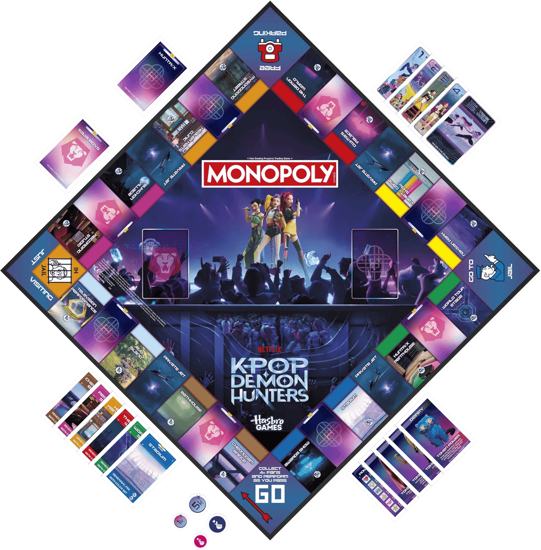 Monopoly: KPop Demon Hunters (EN) JEUX - Classiques