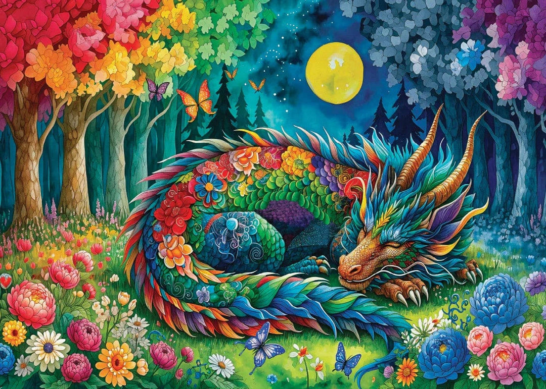 Moonlit Dragon Dreams (1000 pcs) CASSE-TÊTE 1000 morceaux