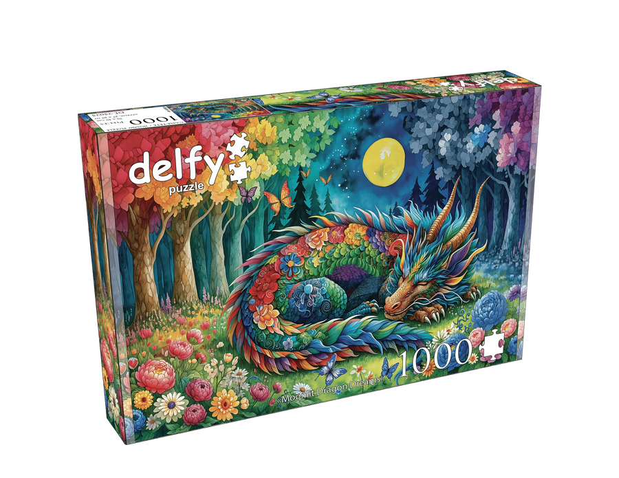 Moonlit Dragon Dreams (1000 pcs) CASSE-TÊTE 1000 morceaux